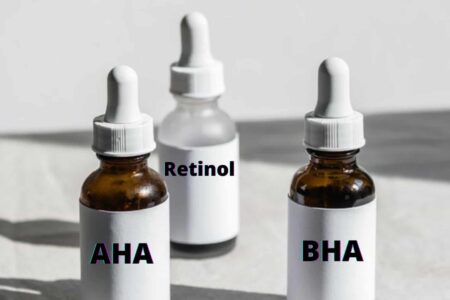 AHA, BHA and Retinol benefits for skin